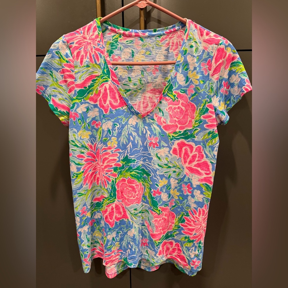 Lilly Pulitzer Meredith Tee Womens Size S - Picture 2 of 4
